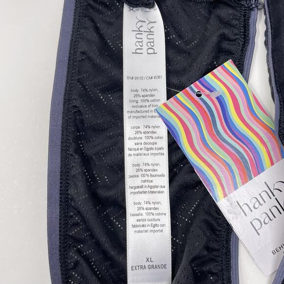 Hanky Panky Thong Panty Womens 2 Pack Size XL Assorted MoveCalm Hi Rise NWT - Picture 2 of 13